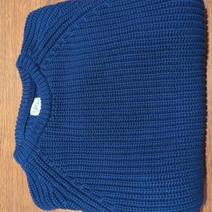 J. Crew blue cotton sweater